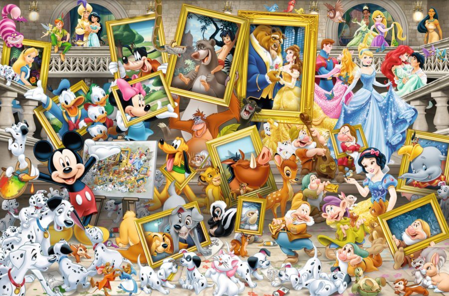 Ravensburger Puzzle Maliar Mickey 5000 dielikov