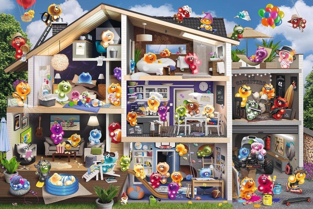 Ravensburger Puzzle Domček pre Gelinov 5000 dielikov