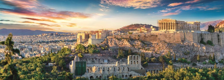Trefl Panoramatické puzzle Akropolis, Athény 500 dielikov