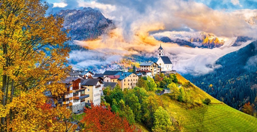 Castorland Puzzle Colle Santa Lucia, Taliansko 4000 dielikov