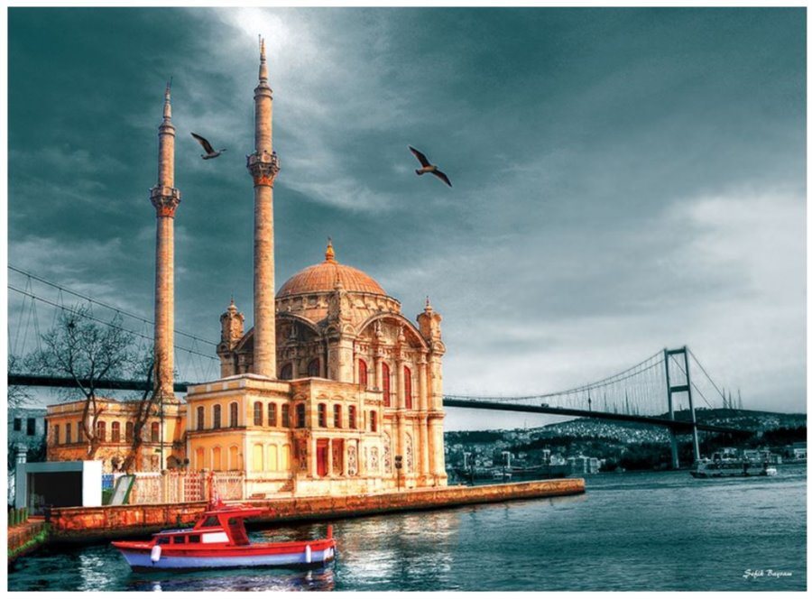 Anatolian Puzzle Mešita Ortaköy, Istanbul 1000 dielikov
