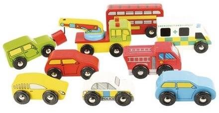 Bigjigs Rail drevená sada áut