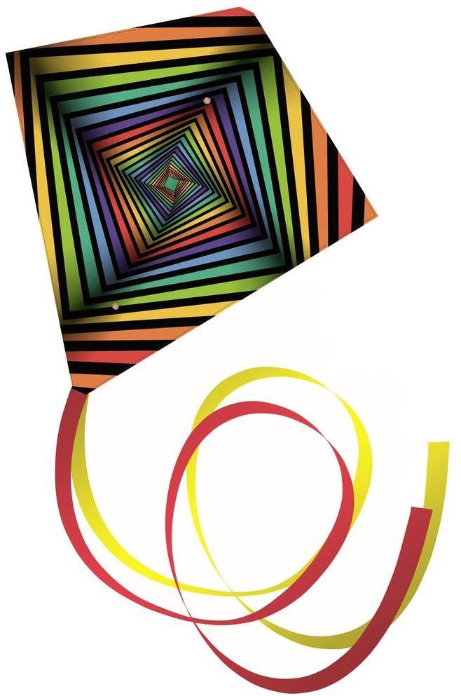 Günther šarkan Square pre deti 70 × 70 cm