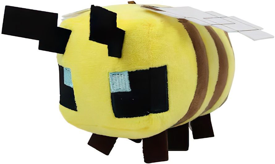 Plush Minecraft Včielka pixel 18 cm