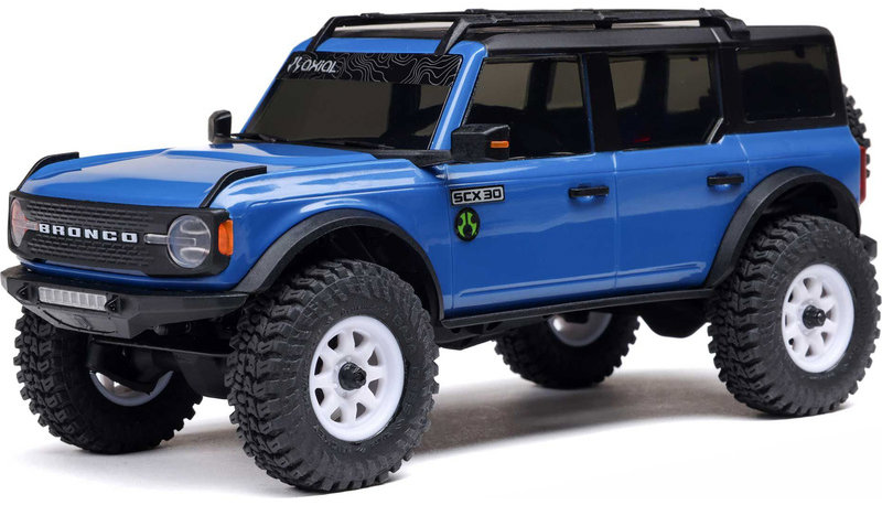 Axial SCX30 Ford Bronco 4WD 1:30 RTR modrý