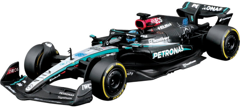 Bburago Mercedes-AMG F1 W15 (2024) 1 : 43 #63 Russell (s jazdcom)