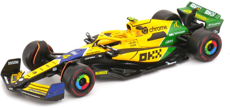 Bburago McLaren F1 Team MCL38 (2024) 1 : 43 #4 Norris Senna Edition