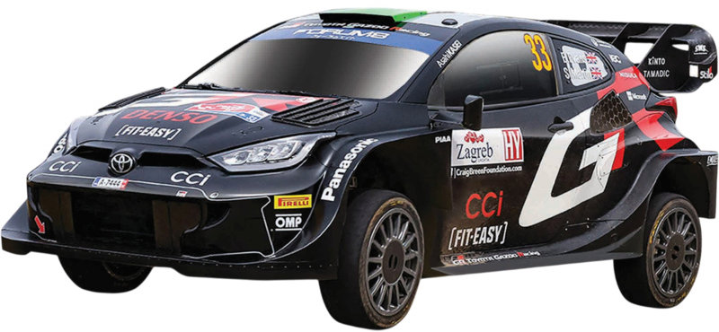 Bburago Signature Toyota GR Yaris Rally1 Hybrid 1 : 43 #33 Evans