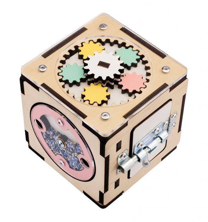 Activity board montessori kocka