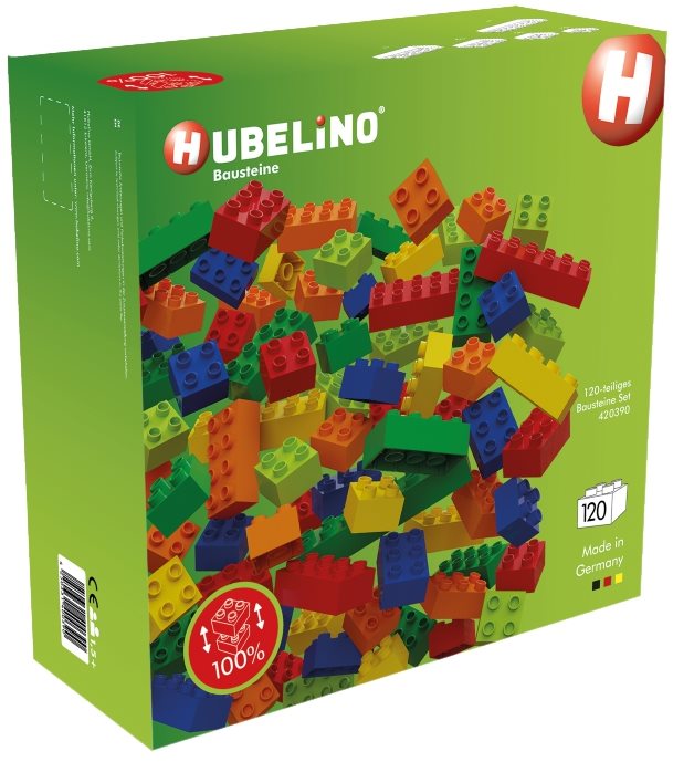 Hubelino Guľôčková dráha – kocky farebné 120 ks