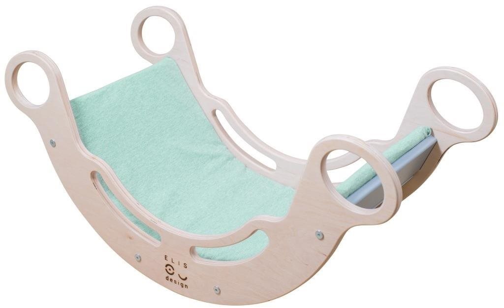 Poťah na Montessori hojdačku 5 in 1 s elastanom mentolový