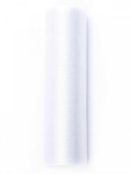 Organza biela – svadba 16 × 900 cm