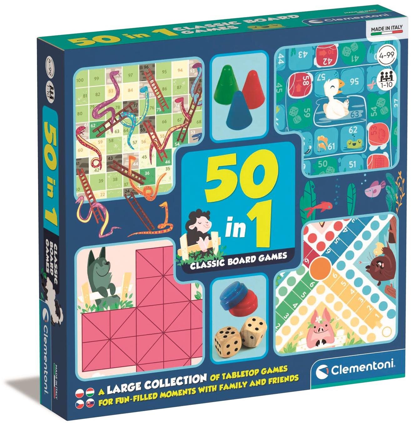 Clementoni Doskové hry 50 in 1