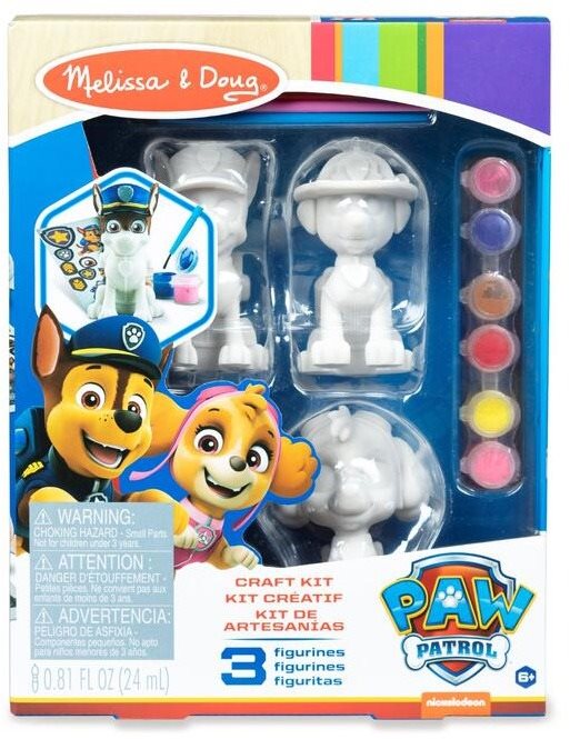 Melissa & Doug Labková patrola 3 figúrky na vymaľovanie