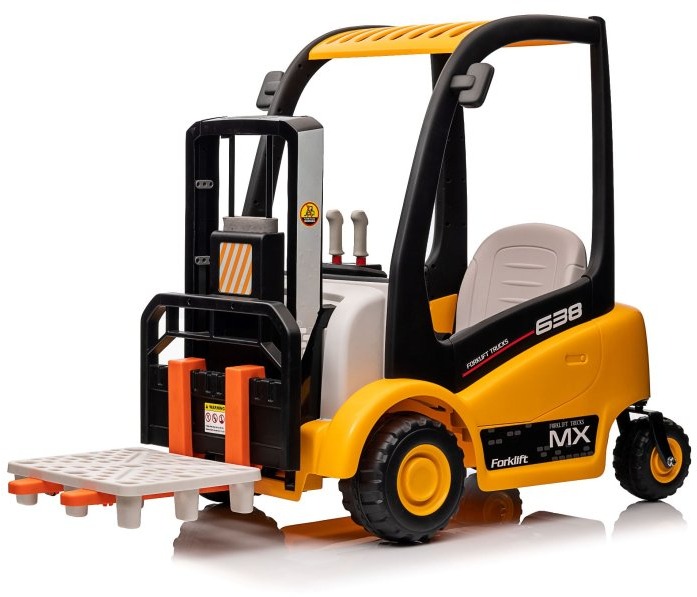 Eljet Detský elektrický vysokozdvižný vozík PROFI žltý, Li-Ion