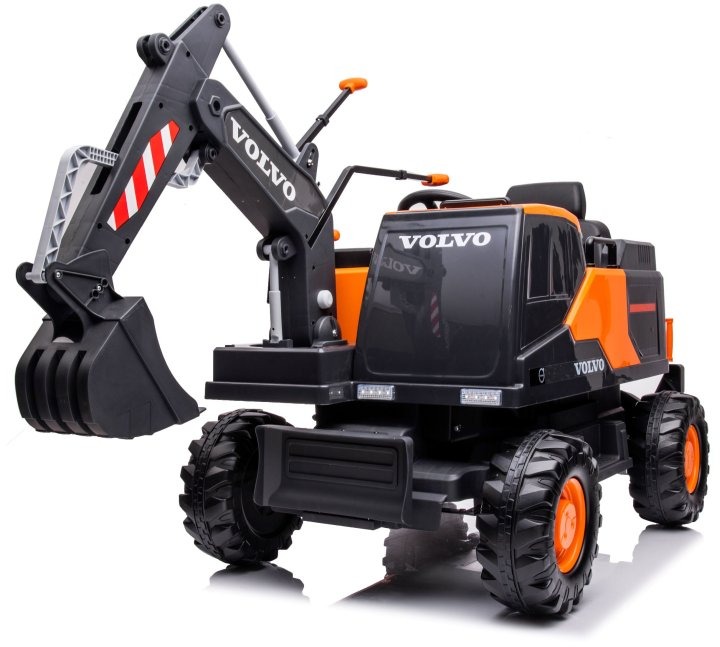 Eljet Detský elektrický bager Volvo oranžový, Li-Ion
