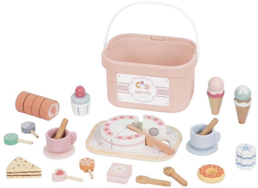 eliNeli Detská čajová sada v boxe 3 v 1