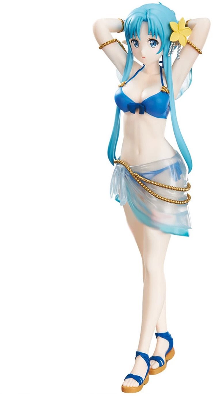 Banpresto figúrka Sword Art Online Espresto Asuna Jewelry Materials Swimsuit