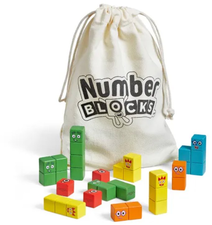 Learning Resources Numberblocks, sada aktivit s dřevěnými stavebními kostkami