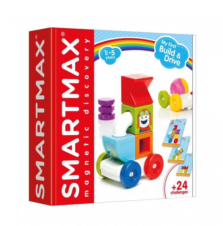 SmartMax Moja prvá magnetická stavebnica s autom 2 v 1