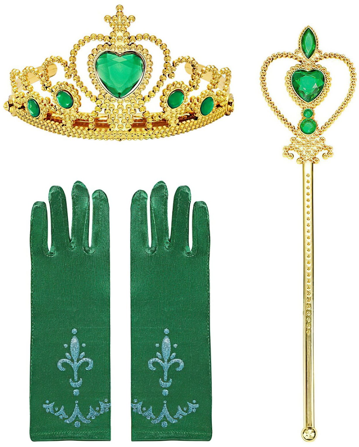 FunCo Anna Frozen kráľovská sada doplnkov s korunkou 3 v 1