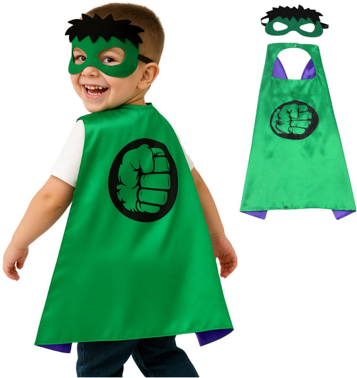 FunCo Detský karnevalový prevlek Avengers Hulk Fist 2v1