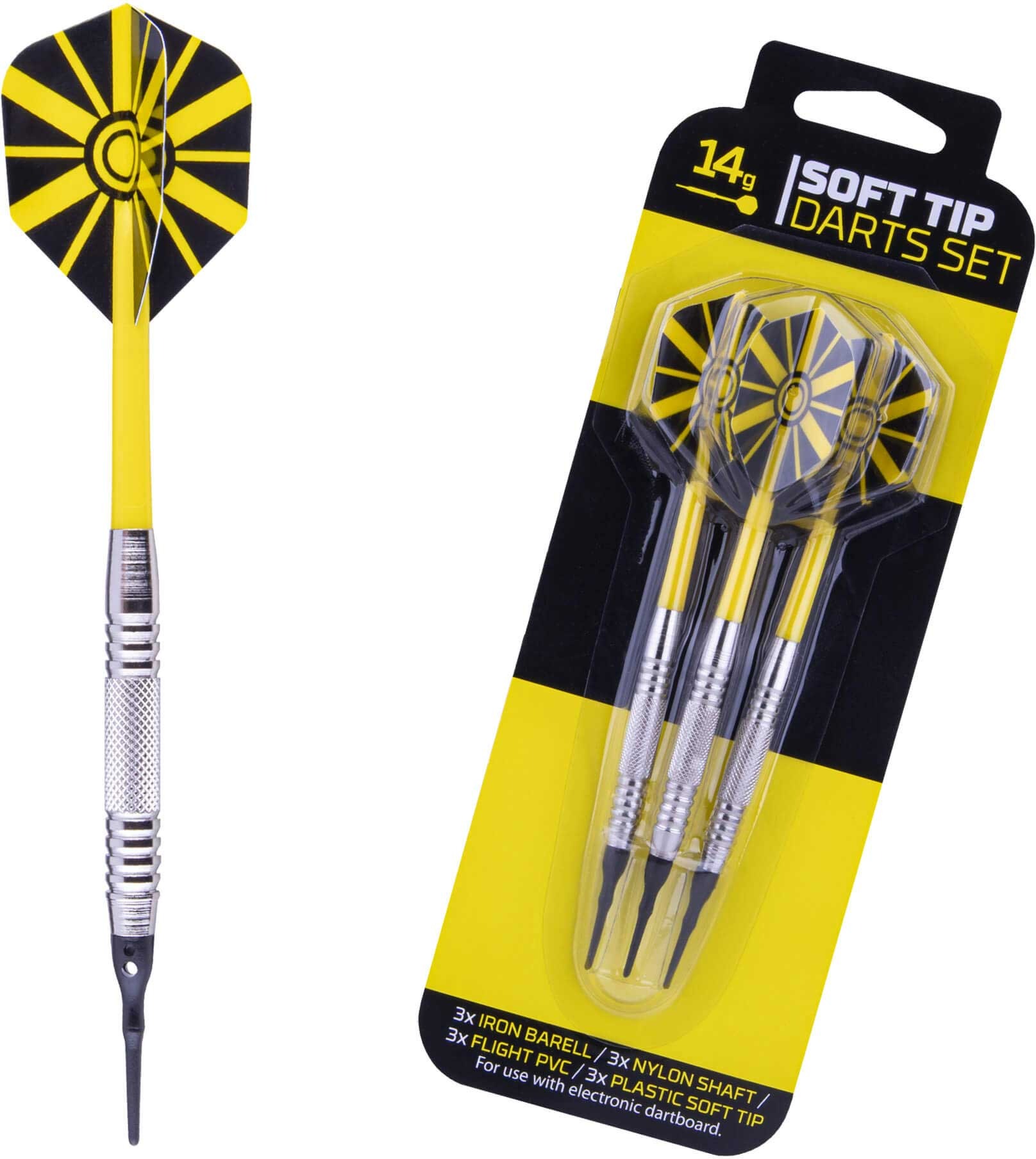 Windson Súprava šípiek Softdarts 2 14 g Iron