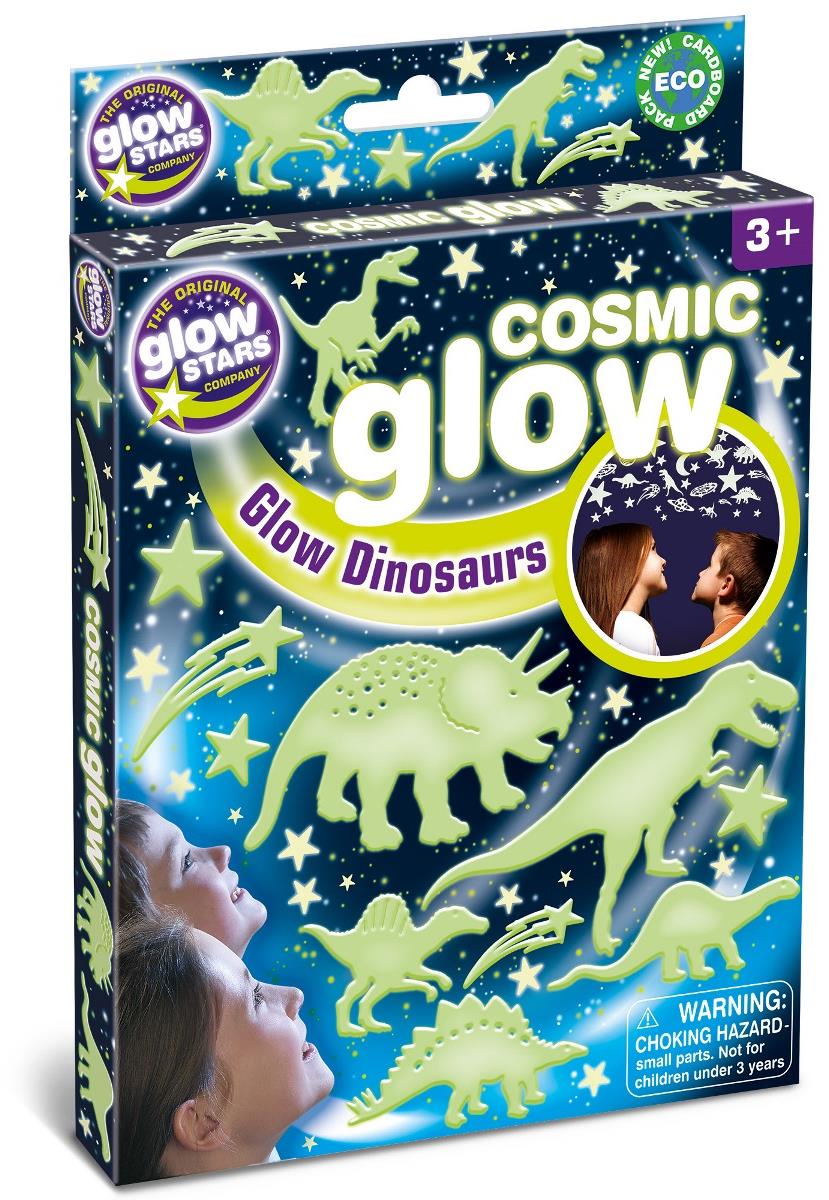 GlowStars Svetielkujúca dekorácia na stenu – Cosmic Dinosaury