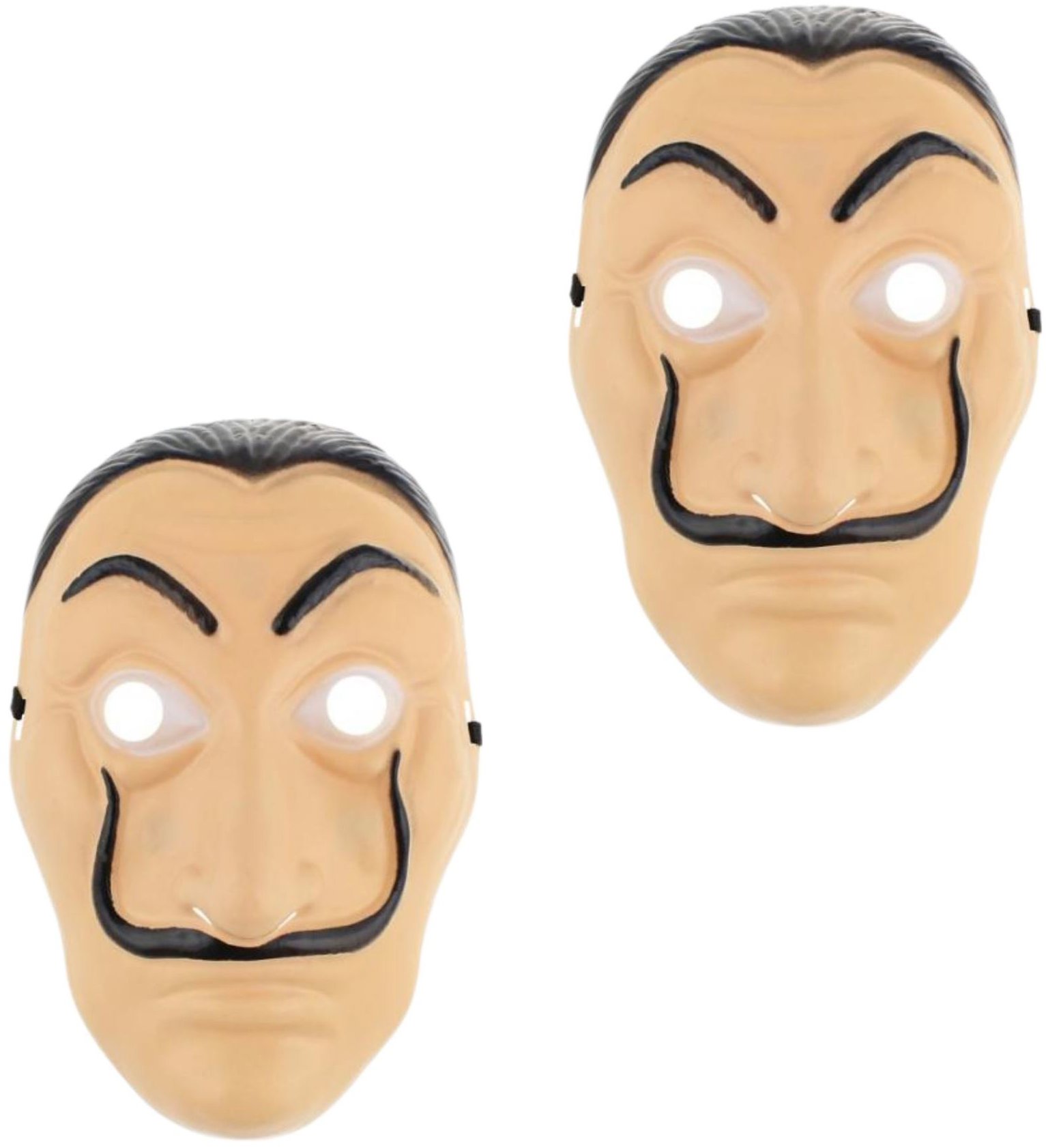GODAN Plastová maska money heist,Salvador Dali, Papírový dům 2 ks