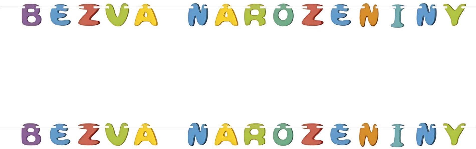 Rappa Girlanda – super narodeniny, 250 cm, 2 ks