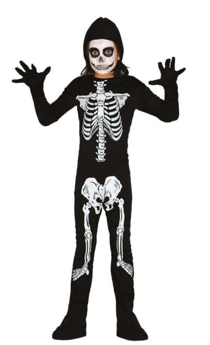 GUIRCA Detský kostým kostra – kostlivec – veľkosť 3 – 4 roky – Halloween