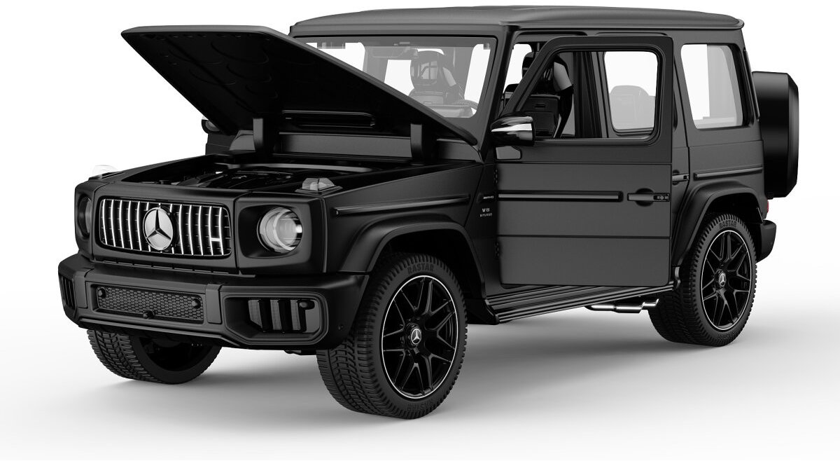 Jamara Mercedes-AMG G 63 Diecast 1:24 čierne s manuálnym otváraním dverí