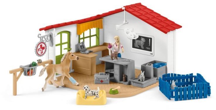 Schleich 42502 Veterinárna ordinácia pre domáce zvieratá
