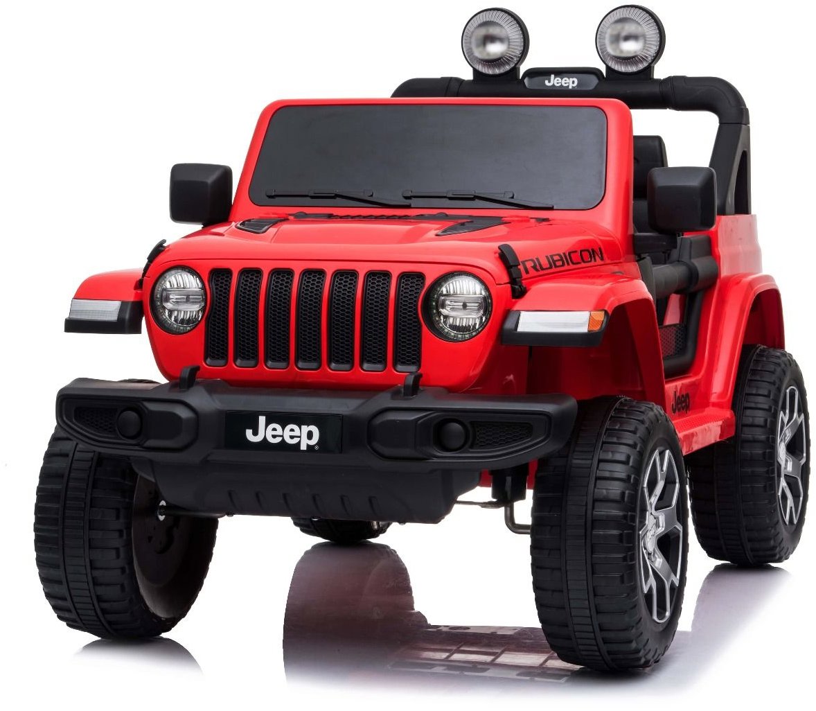Jeep Wrangler Rubicon, červené
