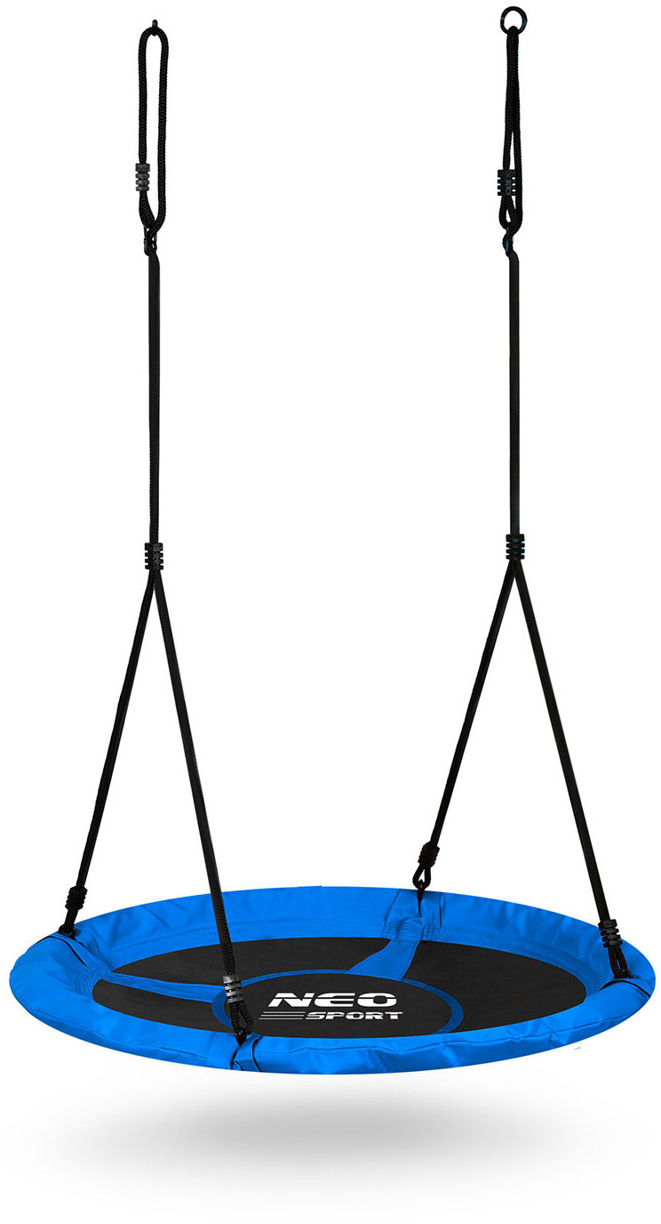 Neo-Sport Swingo Hojdačka Bocianie hniezdo 110 cm, modrá