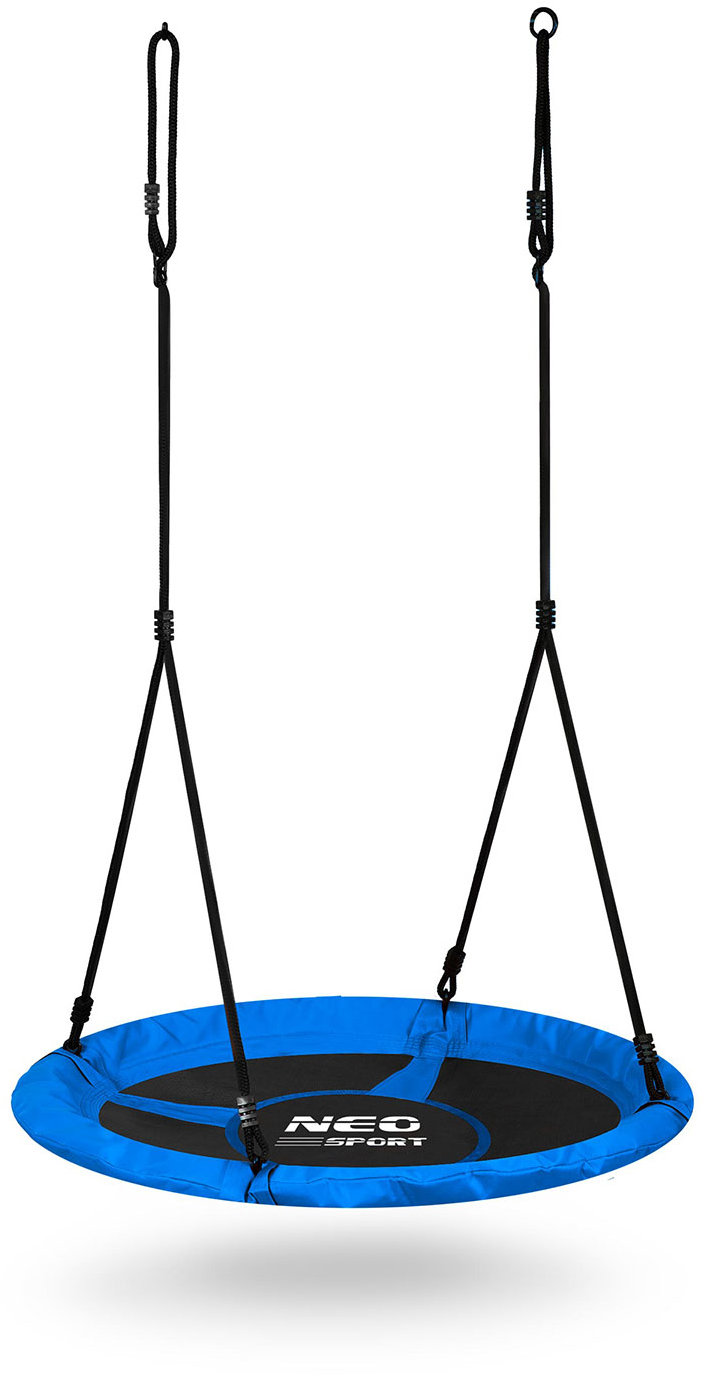 Neo-Sport Swingo Hojdačka Bocianie hniezdo 100 cm, modrá