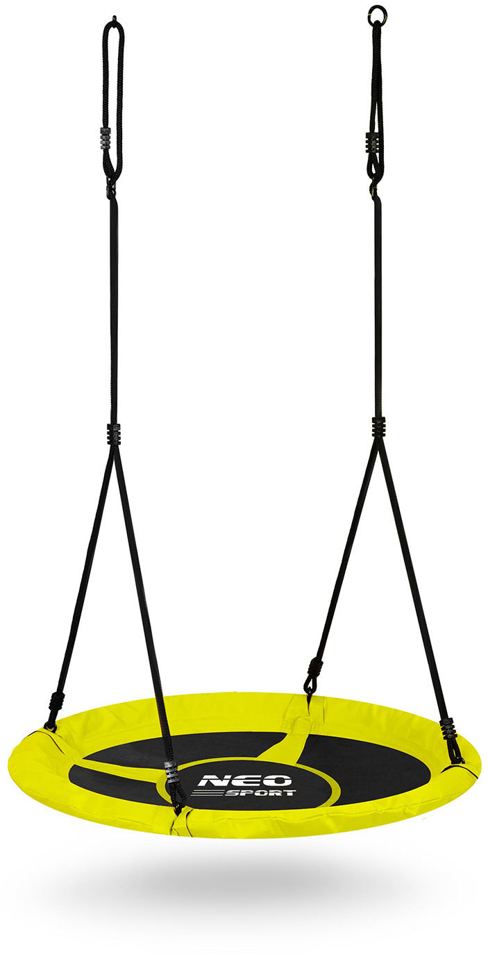 Neo-Sport Swingo Hojdačka Bocianie hniezdo 100 cm, žltá