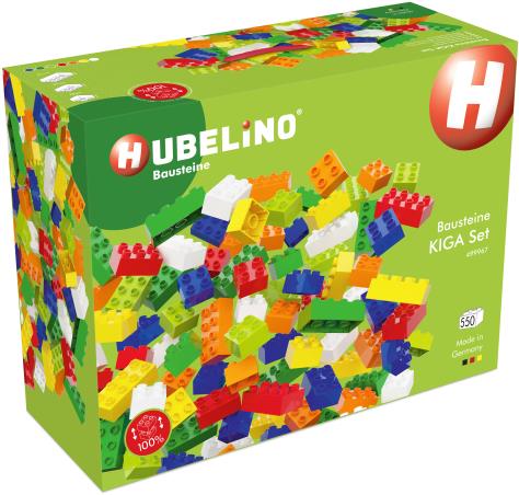 Hubelino Kiga Guľôčková dráha – Stavebné kocky 550 ks