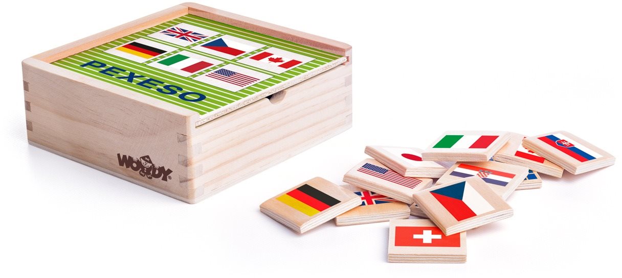 Woody Pexeso – vlajky