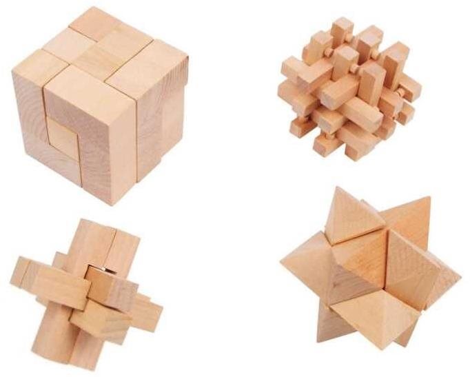 Small Foot Hlavolamy set 4 ks