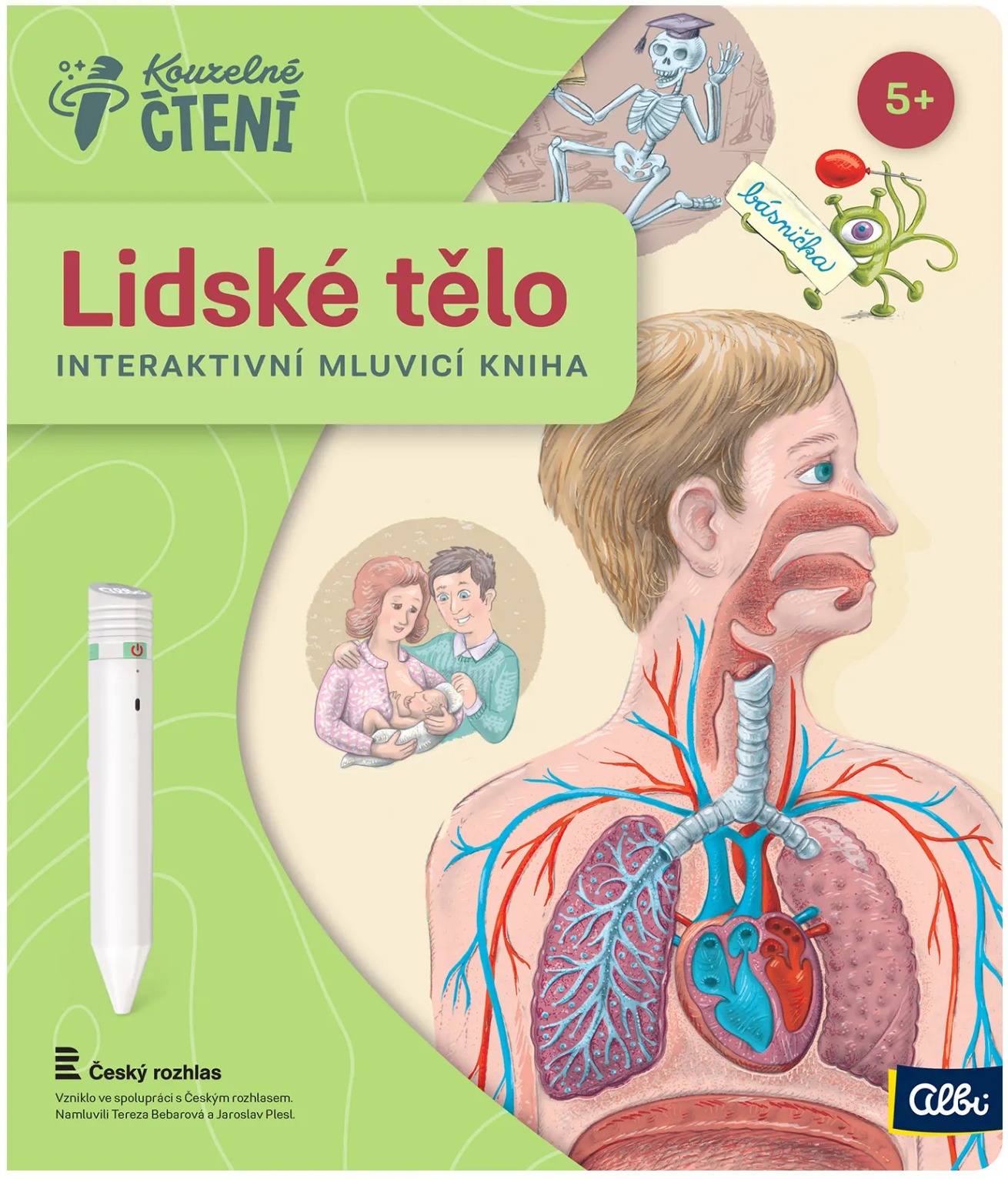 Kúzelné čítanie Kniha Ľudské telo SK