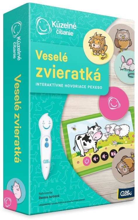 Kúzelné Čítanie – Hra Pexeso – Veselé Zvieratká SK