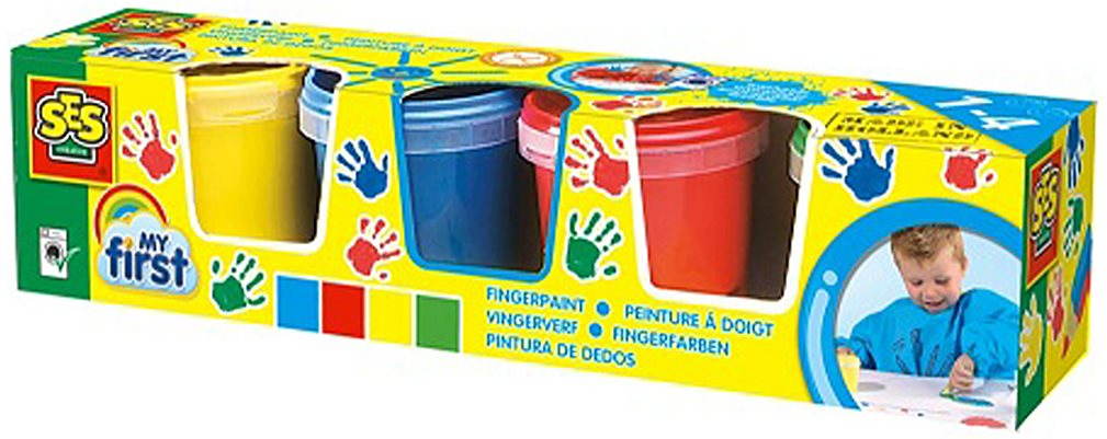 SES Moje prvé prstové farby 4× 150 ml