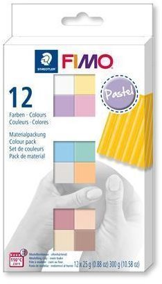 Fimo soft sada 12 farieb Pastel