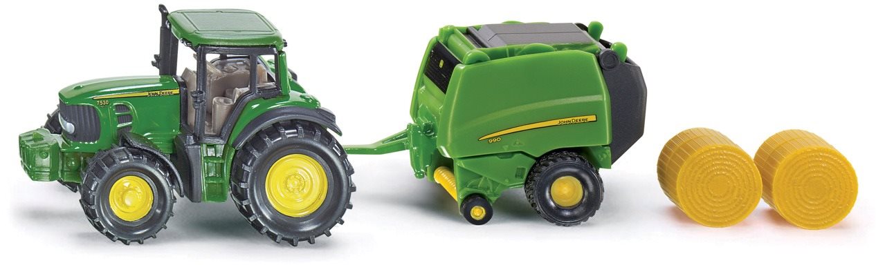 Siku Blister - John Deere s lisom na slamu
