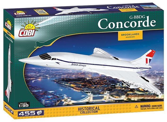 Cobi Lietadlo Concorde z Brooklands Museum