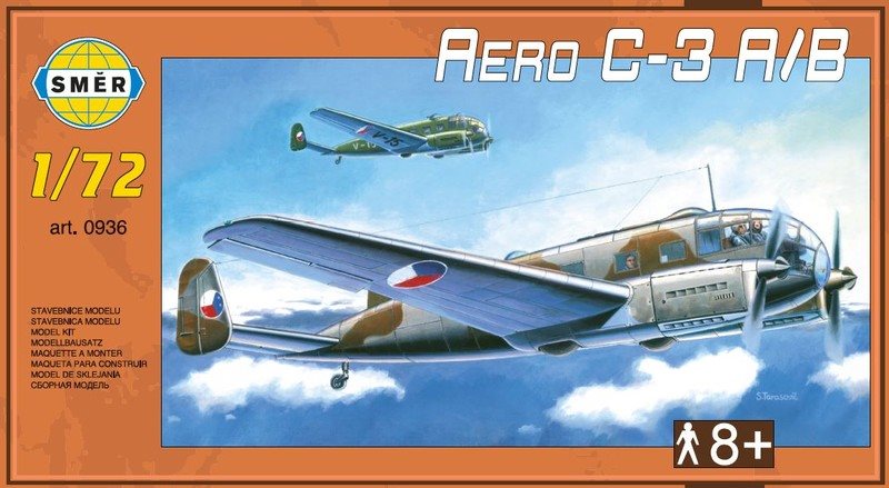 Smer Model Kit 0936 lietadlo - Aero C-3 A/B