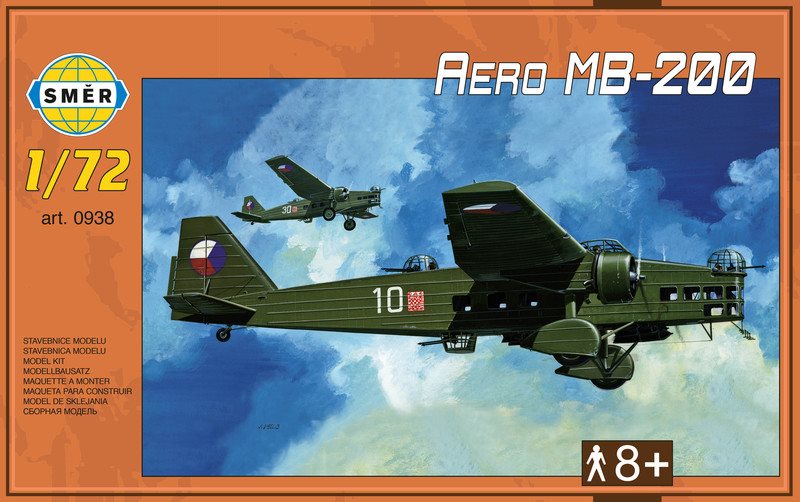 Smer Model Kit 0938 lietadlo - Aero MB-200