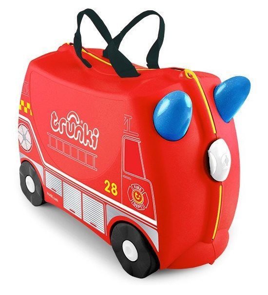 Trunki Kufor s kolieskami Požiarnické auto Frank