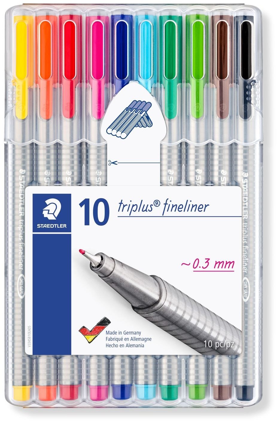 Staedtler Triplus 334 – súprava 10 ks